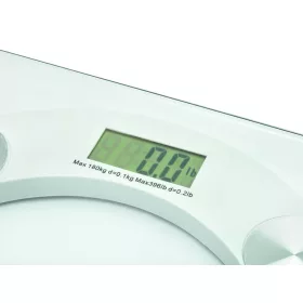 Edzett üveg fürdőszobai mérleg - 180kg
