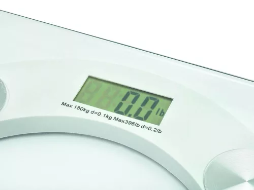 Edzett üveg fürdőszobai mérleg - 180kg