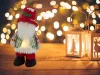 Karácsonyi törpe LED világítással - 30cm