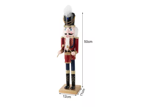 Karácsonyi fa diótörő - 50cm