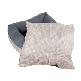 Kutyafekhely 52x52x12cm - szürke