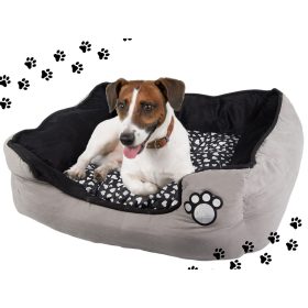 Kisállat fekhely 60x50cm - szürke