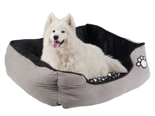 Kisállat fekhely 60x50cm - szürke