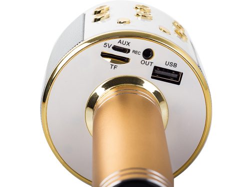 Vezeték nélküli karaoke mikrofon - arany
