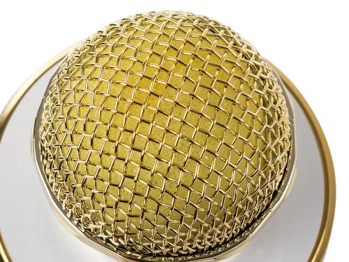 Vezeték nélküli karaoke mikrofon - arany