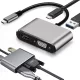 USB-C adapter HDMI, VGA, USB3.0, USB-C