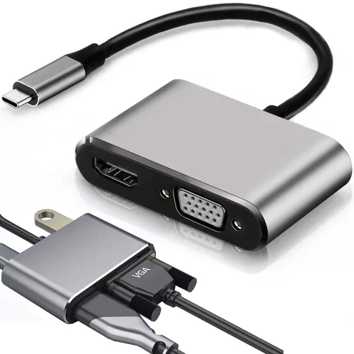 USB-C adapter HDMI, VGA, USB3.0, USB-C