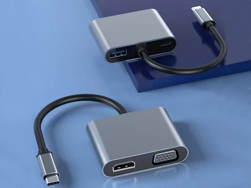 USB-C adapter HDMI, VGA, USB3.0, USB-C