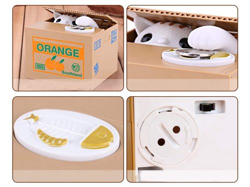 Cicás persely - 12x10x10cm