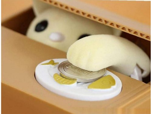 Cicás persely - 12x10x10cm