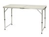 Összecsukható kempingasztal 4 székkel - fehér
