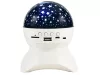 Csillagos égbolt projektor bluetooth hangszóróval - fehér