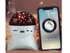 Csillagos égbolt projektor bluetooth hangszóróval - fehér