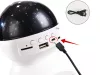 Csillagos égbolt projektor bluetooth hangszóróval - fehér