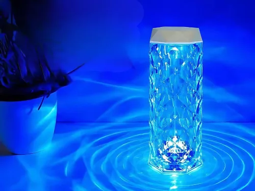 Kristály RGB LED lámpa párásító - 1l