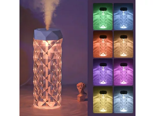 Kristály RGB LED lámpa párásító - 1l
