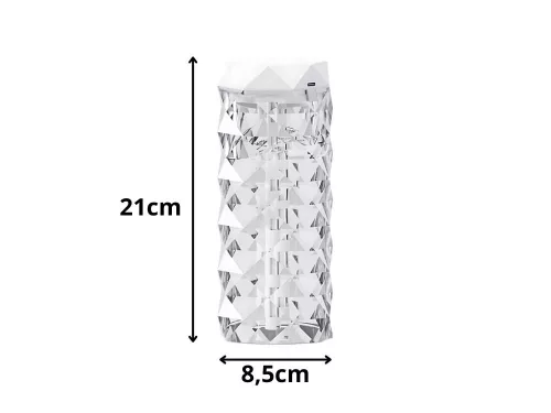 Kristály RGB LED lámpa párásító - 1l