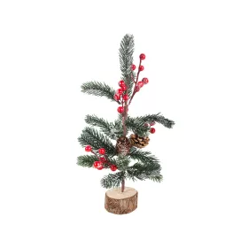 Karácsonyi asztal dísz, piros - 30cm
