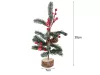 Karácsonyi asztal dísz, piros - 30cm