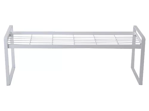 Fém polc, fehér - 51,5x18,5x21cm