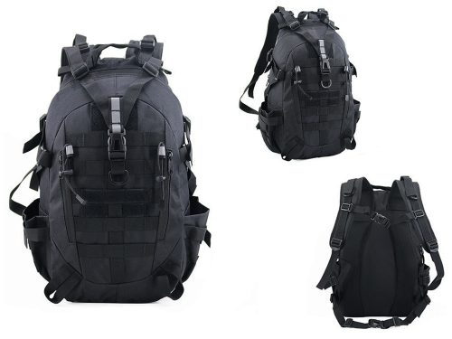 Taktikai hátizsák, fekete - 30l