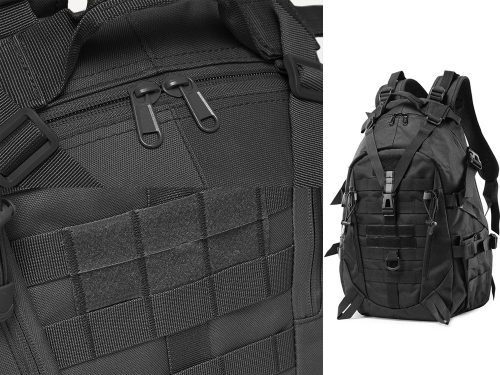 Taktikai hátizsák, fekete - 30l
