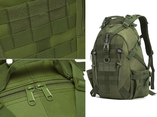 Taktikai hátizsák, zöld - 30l