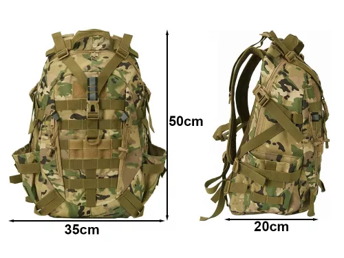 Taktikai hátizsák, terepmintás - 30l