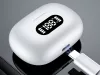 Vezeték nélküli bluetooth fülhallgató tokkal - fehér
