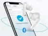 Vezeték nélküli bluetooth fülhallgató tokkal - fehér