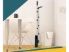 Állítható nyeles seprű és lapát készlet - fekete