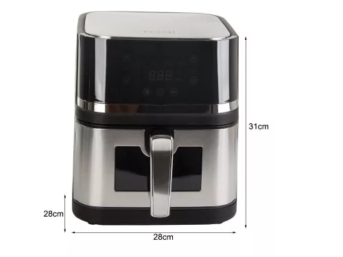 Forrólevegős sütő, 10l - 2400W