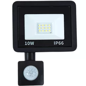   Kültéri LED lámpa mozgás és alkonyatérzékelővel, 10W - 220V