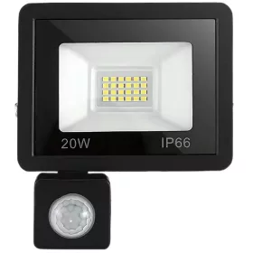   Kültéri LED lámpa mozgás és alkonyatérzékelővel, 20W - 220V