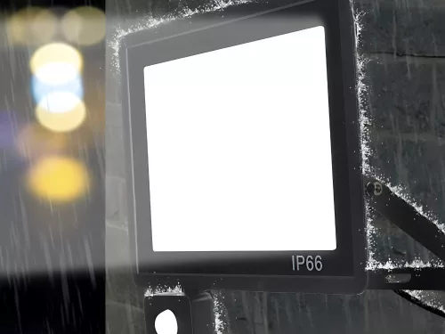 Kültéri LED lámpa mozgás és alkonyatérzékelővel, 20W - 220V