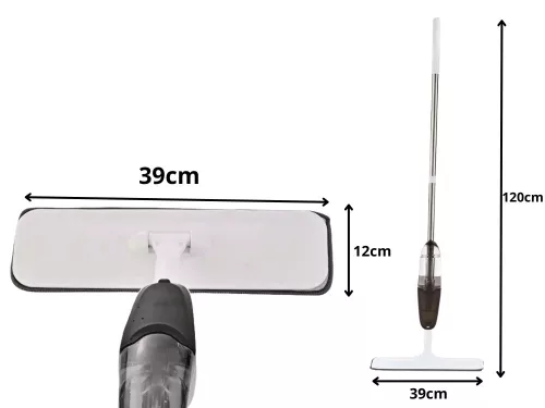Lapos felmosó tartállyal és cserélhető mikroszálas párnával - 350ml
