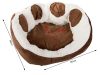 Kisállat fekhely mancs alakú, barna - 60x50cm