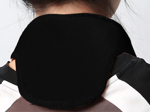 Nyakmasszírozó szalag melegítő funkcióval - fekete