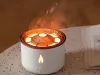 Párásító és aroma diffúzor vulkán hatású RGB LED világítással - 360ml