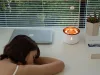 Párásító és aroma diffúzor vulkán hatású RGB LED világítással - 360ml