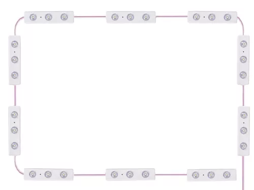 Öntapadós LED lámpa tükörre, USB - 330cm
