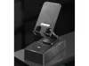 Asztali telefontartó beépített bluetooth hangszóróval, fekete - 14x8x4cm