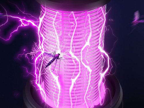 Akkumulátoros rovarírtó UV lámpa