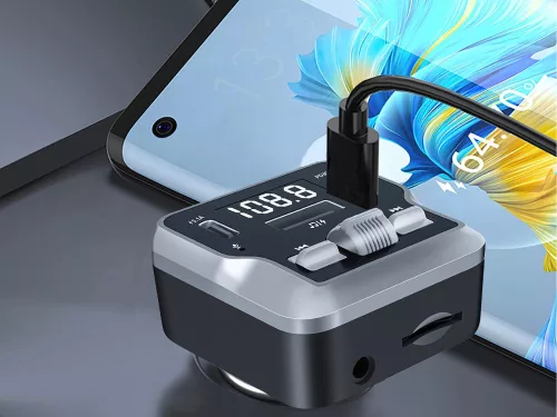 FM transzmitter 2 USB-C porttal