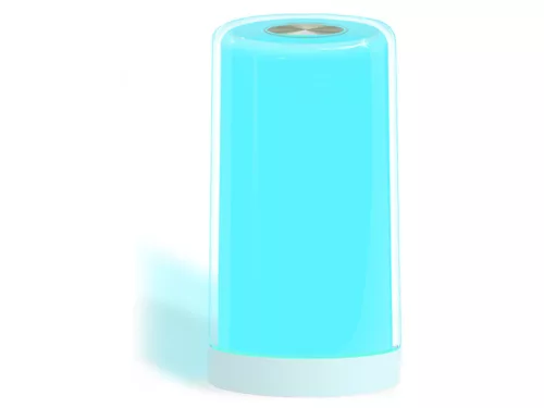 Érintőkapcsolós akkumulátoros/elemes/vezetékes LED éjelli lámpa - 14,5x8,5cm