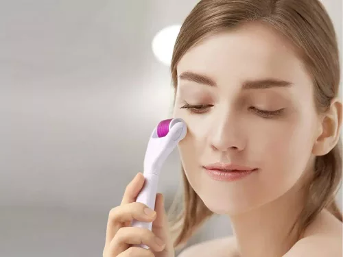Derma roller 5 cserélhető fejjel