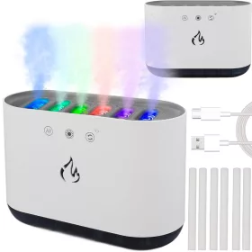   Párásító 6 fúvókával és RGB LED világítással - 900ml