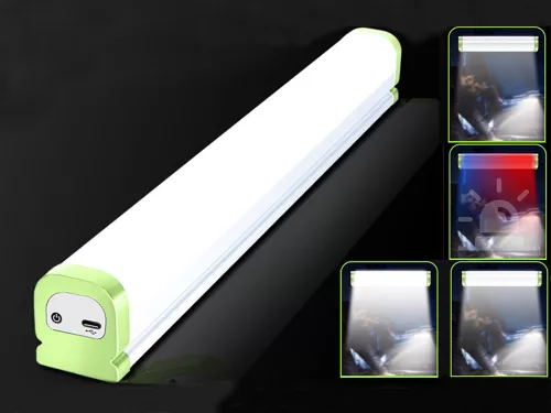 LED lámpa beépített akkumulátorral és akasztóval - 31x5x6,5cm