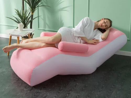 Felfújható fotel lábpumpával - 90x85x80cm