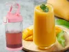 Akkumulátoros smoothie turmixgép levehető pohárral, rózsaszín - 600ml